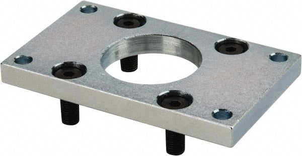 Norgren - Air Cylinder Flange Mount - 23°F Min Temp, Use with 50mm Compact Cylinders - Exact Tooling