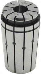 Parlec - TG/PG 100 27/32" Coolant Single Angle Collet - 0.0005" TIR, 1.844" OAL, 1.062" Overall Diam - Exact Tooling