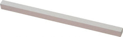 Norton - 900 Grit Aluminum Oxide Square Polishing Stone - Super Fine Grade, 1/4" Wide x 6" Long x 1/4" Thick - Exact Tooling