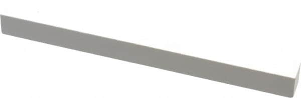 Norton - 900 Grit Aluminum Oxide Square Polishing Stone - Super Fine Grade, 1/2" Wide x 6" Long x 1/2" Thick - Exact Tooling