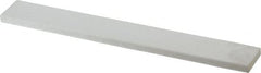 Norton - 100 Grit Aluminum Oxide Rectangular Polishing Stone - Fine Grade, 1" Wide x 8" Long x 1/4" Thick - Exact Tooling