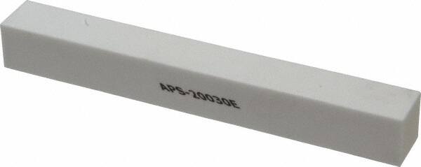 Norton - 100 Grit Aluminum Oxide Square Polishing Stone - Fine Grade, 1" Wide x 8" Long x 1" Thick - Exact Tooling