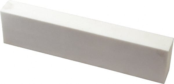 Norton - 100 Grit Aluminum Oxide Rectangular Polishing Stone - Fine Grade, 2" Wide x 8" Long x 1" Thick - Exact Tooling