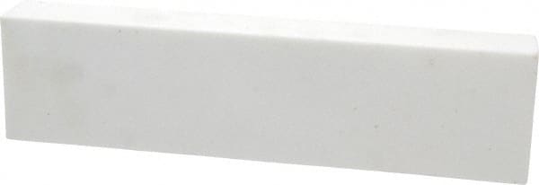 Norton - 120 Grit Aluminum Oxide Rectangular Polishing Stone - Fine Grade, 2" Wide x 8" Long x 1" Thick - Exact Tooling