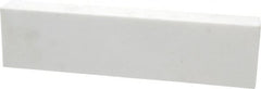 Norton - 120 Grit Aluminum Oxide Rectangular Polishing Stone - Fine Grade, 2" Wide x 8" Long x 1" Thick - Exact Tooling