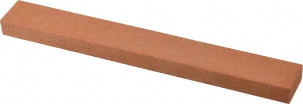 Norton - 150 Grit Aluminum Oxide Rectangular Polishing Stone - Very Fine Grade, 1" Wide x 8" Long x 1/2" Thick - Exact Tooling