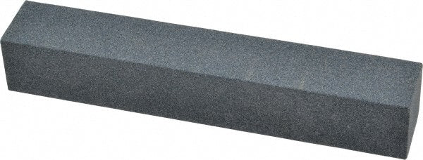 Made in USA - 120 Grit Aluminum Oxide Square Polishing Stone - Fine Grade, 1" Wide x 6" Long x 1" Thick - Exact Tooling