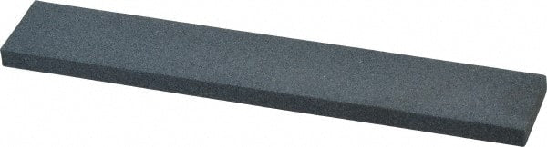 Made in USA - 150 Grit Aluminum Oxide Rectangular Polishing Stone - Very Fine Grade, 1" Wide x 6" Long x 1/4" Thick - Exact Tooling