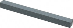 Made in USA - 180 Grit Aluminum Oxide Square Polishing Stone - Very Fine Grade, 1/2" Wide x 6" Long x 1/2" Thick - Exact Tooling