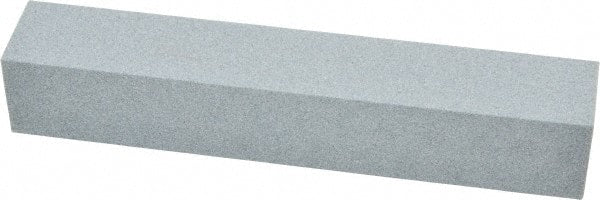 Made in USA - 180 Grit Aluminum Oxide Square Polishing Stone - Very Fine Grade, 1" Wide x 6" Long x 1" Thick - Exact Tooling