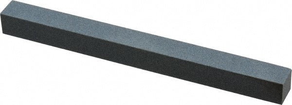 Made in USA - 220 Grit Aluminum Oxide Square Polishing Stone - Very Fine Grade, 1/2" Wide x 6" Long x 1/2" Thick - Exact Tooling