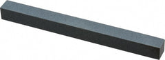 Made in USA - 220 Grit Aluminum Oxide Square Polishing Stone - Very Fine Grade, 1/2" Wide x 6" Long x 1/2" Thick - Exact Tooling