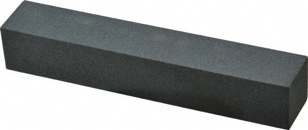Made in USA - 220 Grit Aluminum Oxide Square Polishing Stone - Very Fine Grade, 1" Wide x 6" Long x 1" Thick - Exact Tooling