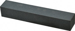 Made in USA - 220 Grit Aluminum Oxide Square Polishing Stone - Very Fine Grade, 1" Wide x 6" Long x 1" Thick - Exact Tooling