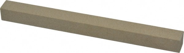 Made in USA - 320 Grit Aluminum Oxide Square Polishing Stone - Extra Fine Grade, 1/2" Wide x 6" Long x 1/2" Thick - Exact Tooling