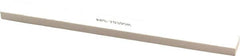 Made in USA - 400 Grit Aluminum Oxide Rectangular Polishing Stone - Super Fine Grade, 1/2" Wide x 6" Long x 1/4" Thick - Exact Tooling