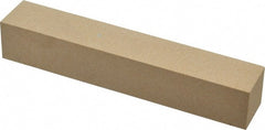 Made in USA - 400 Grit Aluminum Oxide Square Polishing Stone - Super Fine Grade, 1" Wide x 6" Long x 1" Thick - Exact Tooling