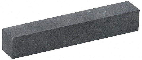 Value Collection - 220 Grit Silicon Carbide Rectangular Polishing Stone - Very Fine Grade, 1/4" Wide x 6" Long x 1/16" Thick - Exact Tooling