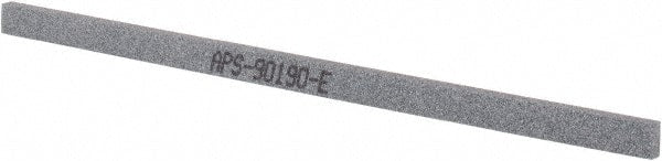 Value Collection - 180 Grit Silicon Carbide Rectangular Polishing Stone - Very Fine Grade, 1/4" Wide x 6" Long x 1/8" Thick - Exact Tooling