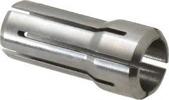 Parlec - 25/64 Inch, 3/8 to 25/64 Inch Collet Capacity, Series DA200 Double Angle Collet - 1-3/16 Inch Overall Length, 0.539 Inch Overall Diameter - Exact Tooling