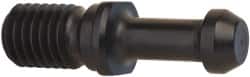 Parlec - C Style, CAT40 Taper, 5/8-11 Thread, 60° Angle Radius, Standard Retention Knob - 2.31" OAL, 0.589" Knob Diam, 0.13" Flange Thickness, 1.268" from Knob to Flange, 0.635" Pilot Diam - Exact Tooling