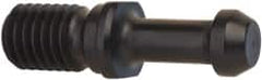 Parlec - C Style, CAT40 Taper, 5/8-11 Thread, 60° Angle Radius, Standard Retention Knob - 2.31" OAL, 0.589" Knob Diam, 0.13" Flange Thickness, 1.268" from Knob to Flange, 0.635" Pilot Diam - Exact Tooling