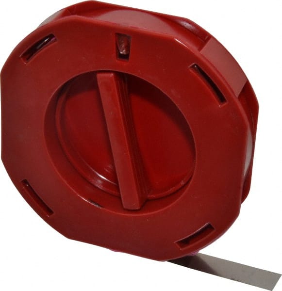 Starrett - 0.001 Inch Thick x 7.62 m Long x 1/2 Inch Wide, Feeler Stock Roll - Tempered Steel - Exact Tooling