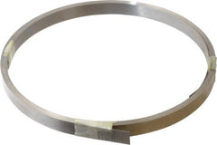 Starrett - 0.019 Inch Thick x 7.62 m Long x 1/2 Inch Wide, Feeler Stock Roll - Tempered Steel - Exact Tooling