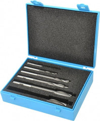 Made in USA - 3 to 10mm Socket Head Cap Screw Compatible, High Speed Steel, Solid Pilot Counterbore Set - Exact Tooling