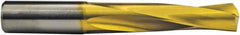 M.A. Ford - 23/64" 135° Spiral Flute Solid Carbide Screw Machine Drill Bit - Uncoated, Right Hand Cut, 1-3/4" Flute Length, 3-1/16" OAL, Straight Shank - Exact Tooling