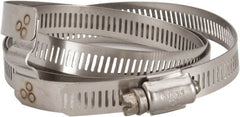Hi-Tech Duravent - Stainless Steel Hose Clamp - 1/2" Wide x 0.02" Thick, 12" Hose, 11-1/4 to 12-3/4" Diam - Exact Tooling