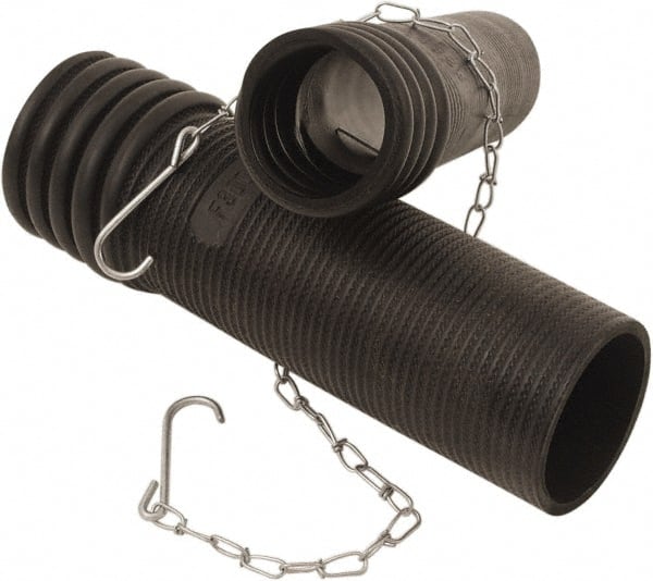 Hi-Tech Duravent - 3" ID Custom EPDM Tailpipe Adapter - 8" Long - Exact Tooling