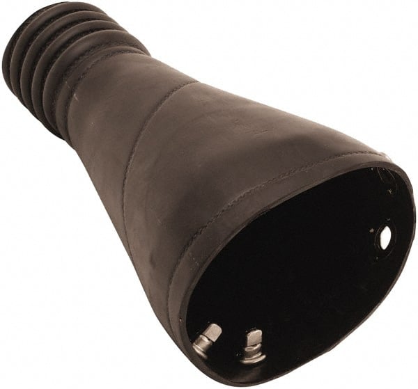 Hi-Tech Duravent - Custom EPDM Universal Adapter - 8" Long, Oval ID Range - Exact Tooling