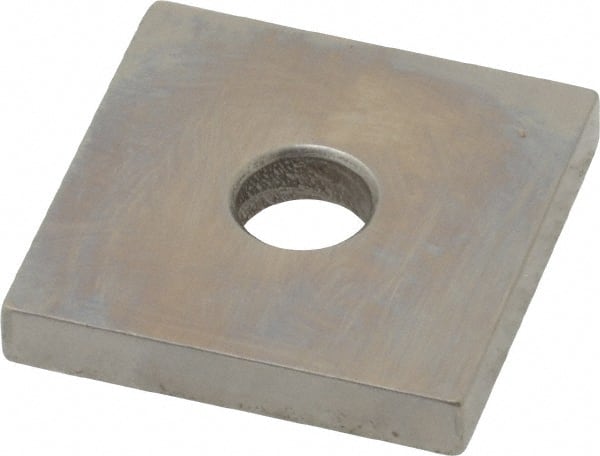 Mitutoyo - 0.15" Square Steel Gage Block - Accuracy Grade 0, Includes Certificate of Inspection - Exact Tooling