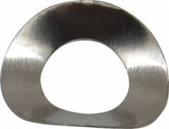 Made in USA - #6 Screw, 0.143" ID x 0.275" OD, Grade 300 Stainless Steel Single Wave Washer - 0.005" Thick, 0.062" Overall Height, 0.014" Deflection - Exact Tooling