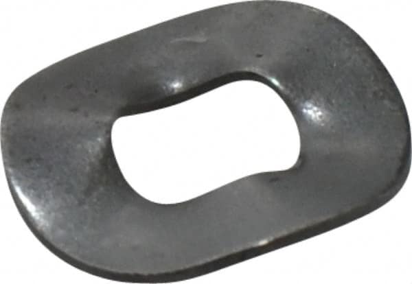 Made in USA - #6-#8 Screw, 0.167" ID x 0.375" OD, Grade 1074-1095 Spring Steel Triple Wave Washer - 0.016" Thick, 0.04" Overall Height, 0.003" Deflection - Exact Tooling