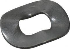 Made in USA - #6-#8 Screw, 0.167" ID x 0.375" OD, Grade 1074-1095 Spring Steel Triple Wave Washer - 0.016" Thick, 0.04" Overall Height, 0.003" Deflection - Exact Tooling