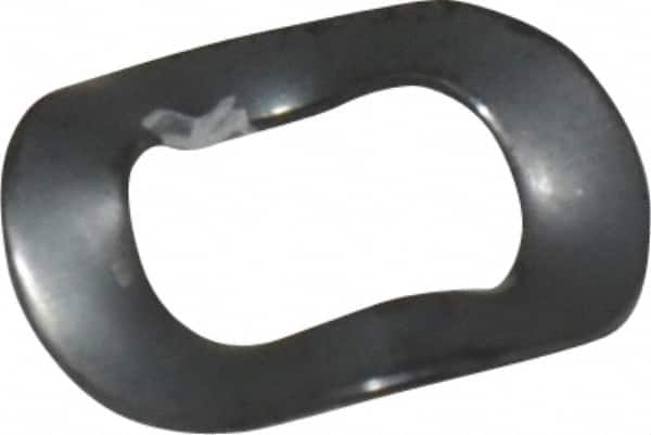Made in USA - #10 Screw, 0.221" ID x 0.375" OD, Grade 1074-1095 Spring Steel Triple Wave Washer - 0.012" Thick, 0.047" Overall Height, 0.005" Deflection - Exact Tooling