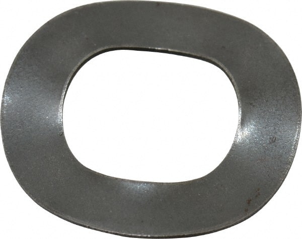 Made in USA - 7/16" Screw, 0.474" ID x 0.815" OD, Grade 1074-1095 Spring Steel Triple Wave Washer - 0.02" Thick, 0.07" Overall Height, 0.014" Deflection, 88.22 Lb at Deflection - Exact Tooling