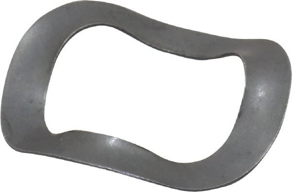 Made in USA - 1/2" Screw, 0.53" ID x 0.78" OD, Grade 1074-1095 Spring Steel Triple Wave Washer - 0.012" Thick, 0.125" Overall Height, 0.025" Deflection, 19.47 Lb at Deflection - Exact Tooling