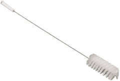 Vikan - 3" Diam Polyester Valve Brush - 34-1/4" OAL, 6-1/2" Head Length, Polypropylene & Stainless Steel Handle - Exact Tooling
