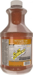 Sqwincher - 64 oz Bottle Tropical Cooler Activity Drink - Liquid Concentrate, Yields 5 Gal - Exact Tooling