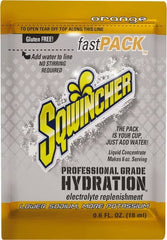 Sqwincher - 0.6 oz Pack Orange Activity Drink - Liquid Concentrate, Yields 6 oz - Exact Tooling