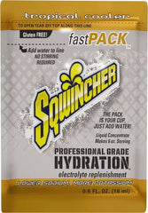 Sqwincher - 0.6 oz Pack Tropical Cooler Activity Drink - Liquid Concentrate, Yields 6 oz - Exact Tooling