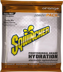 Sqwincher - 47.66 oz Pack Orange Activity Drink - Powdered, Yields 5 Gal - Exact Tooling