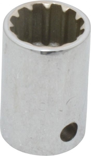 Proto - 1/2" Drive, 9/16" Socket, Spline Socket - 12 Points, 1-7/16" OAL - Exact Tooling