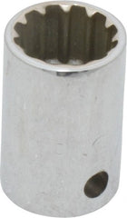 Proto - 1/2" Drive, 9/16" Socket, Spline Socket - 12 Points, 1-7/16" OAL - Exact Tooling