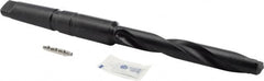 Allied Machine and Engineering - Series 1.5, 15/16" Max Diam, 4MT Taper Shank, Helical Flute Spade Drill - 6-1/2" Max Depth, 9-47/64" Body Length, 14-5/32" OAL, Extended Length, Through Coolant - Exact Tooling