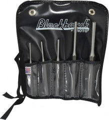 Blackhawk by Proto - 5 Piece, 1/8 to 5/16", Pin Punch Set - Exact Tooling