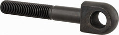Gibraltar - 5/8-11, 2-1/2" Thread Length, 5/8" Hole Diam, Steel, Swing Bolt - Black Oxide Finish, Grade 1045, 3/4" Head Thickness, 4-3/4" Hole Center to End - Exact Tooling